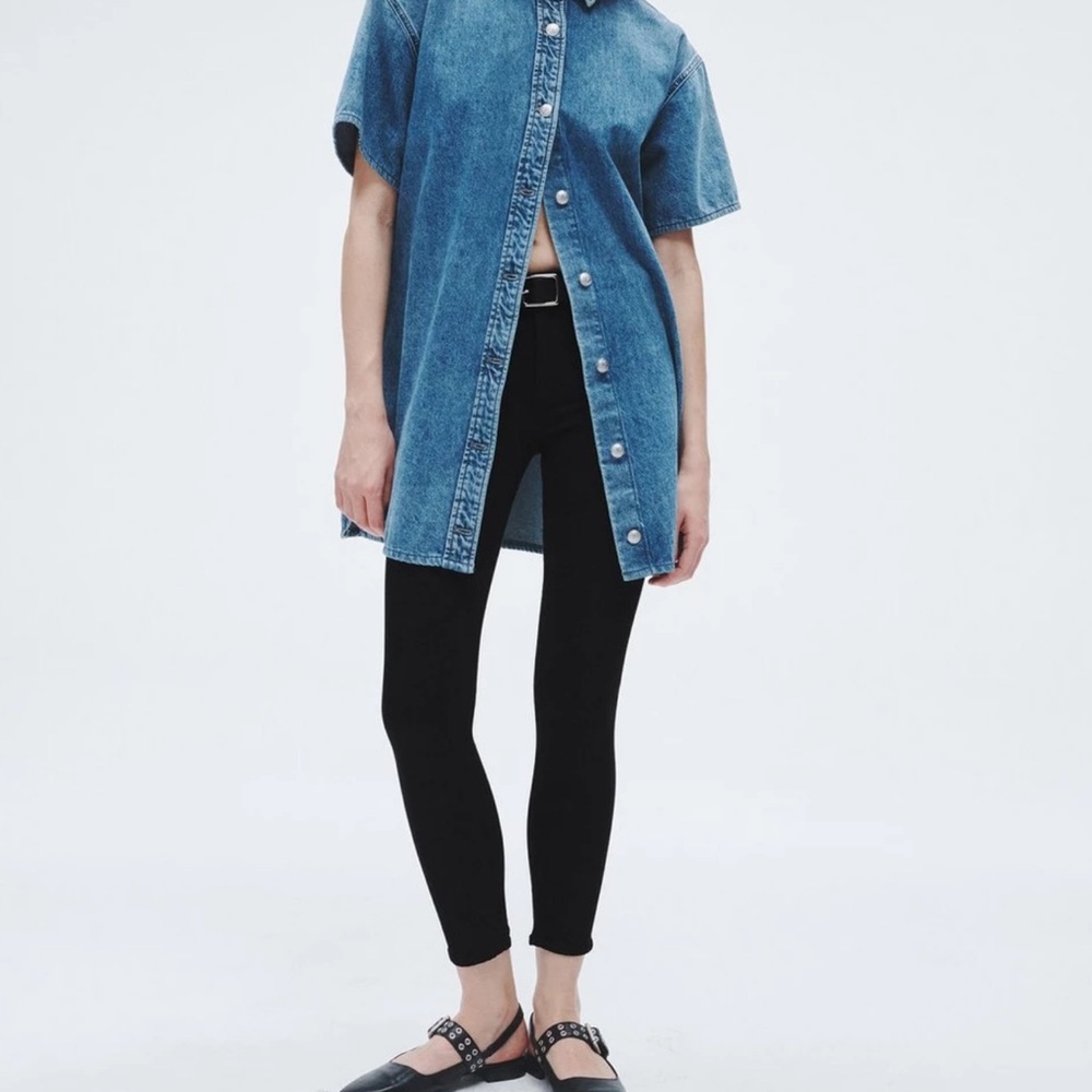 rag & bone Cate mid rise skinny black jeans